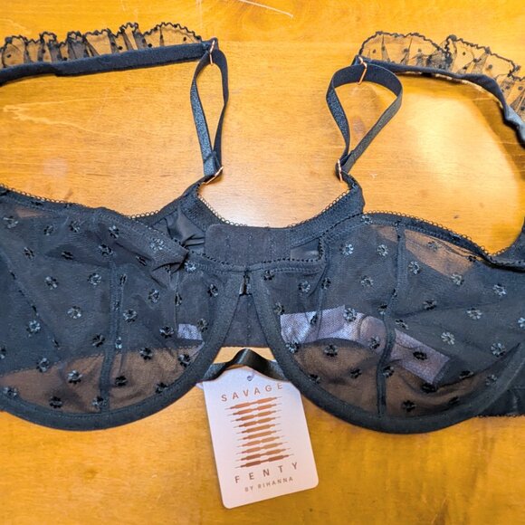 3 bra bundle Savage x Fenty 40DD NWT unlined lace - Picture 7 of 8